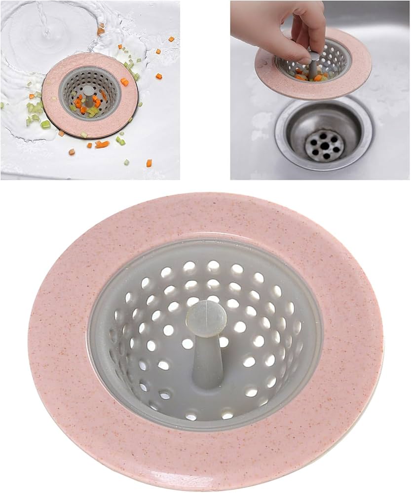 Silicone sink strainer & drain cleaner